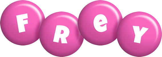 Frey candy-pink logo