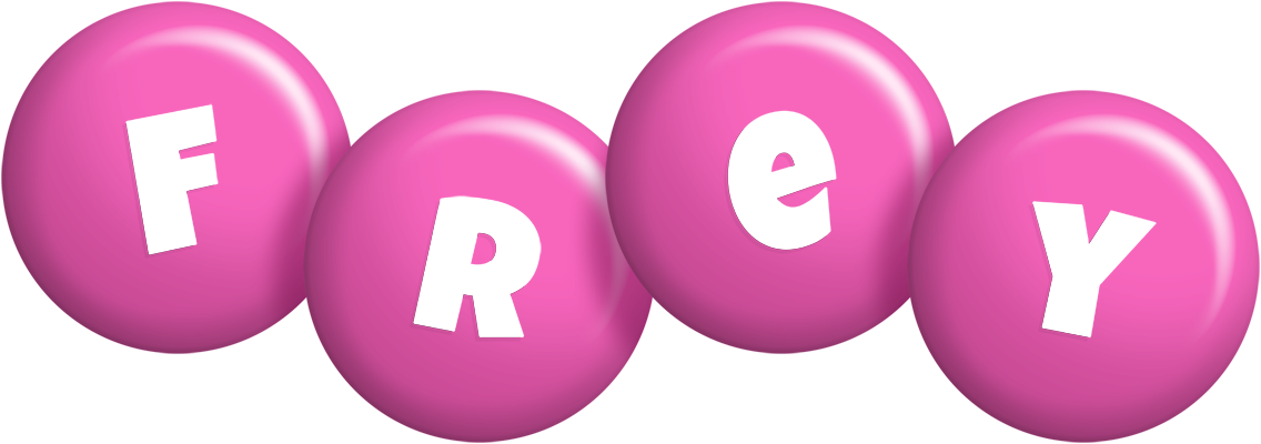 Frey candy-pink logo