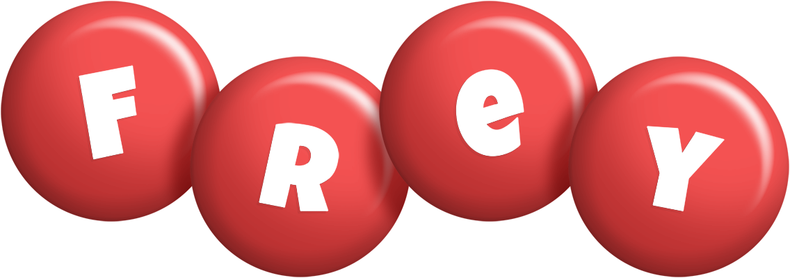 Frey candy-red logo
