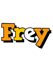 Frey cartoon logo