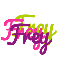 Frey flowers logo