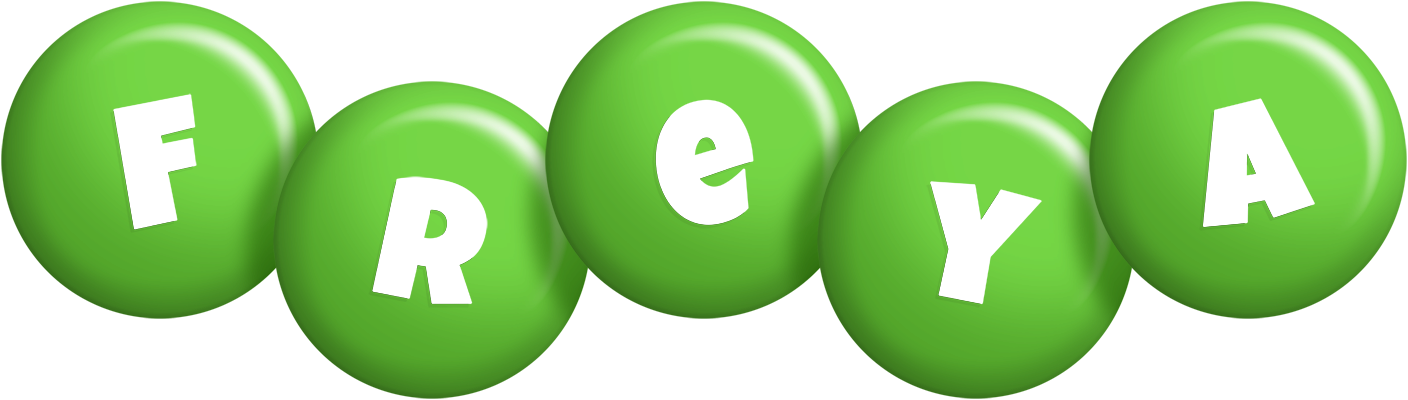 Freya candy-green logo