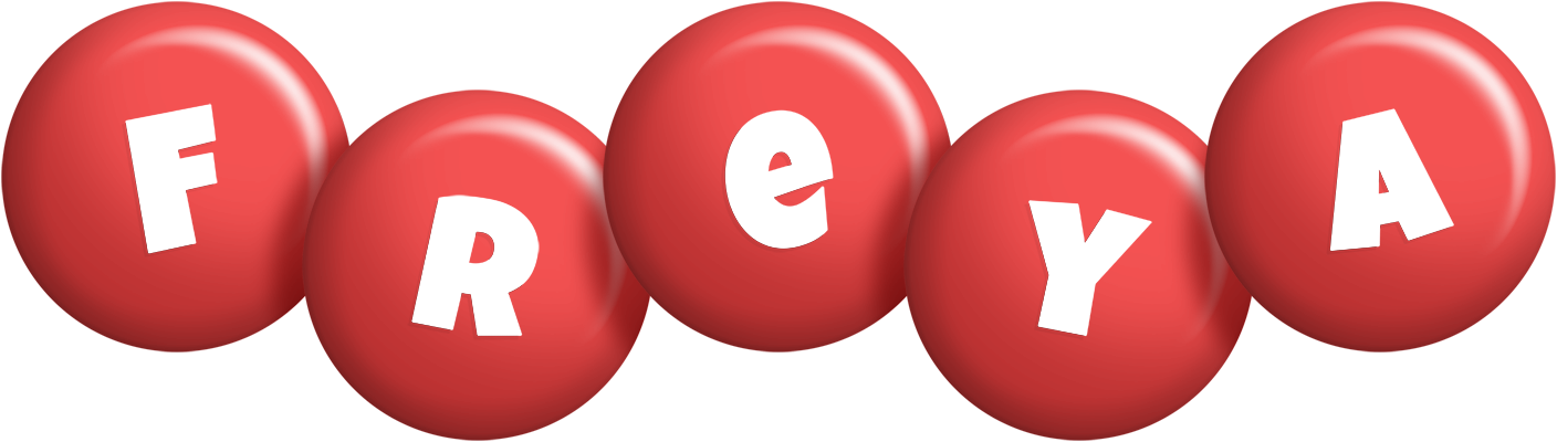 Freya candy-red logo