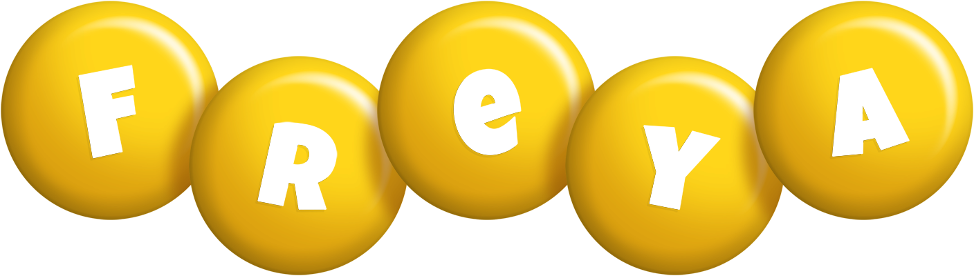 Freya candy-yellow logo