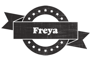 Freya grunge logo