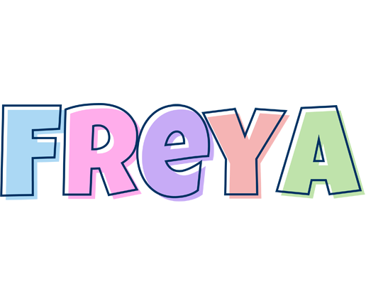 Freya pastel logo