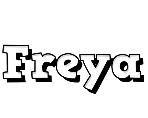 Freya snowing logo