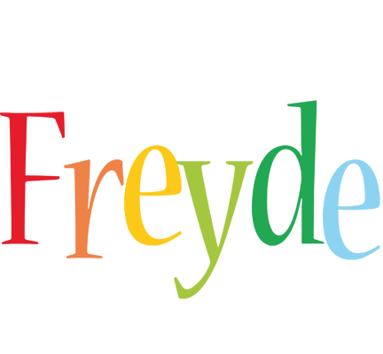 Freyde birthday logo