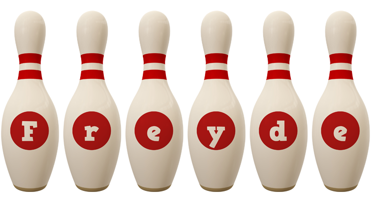 Freyde bowling-pin logo