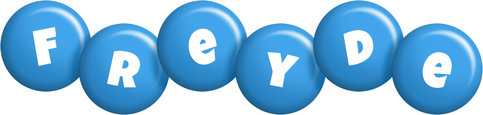 Freyde candy-blue logo