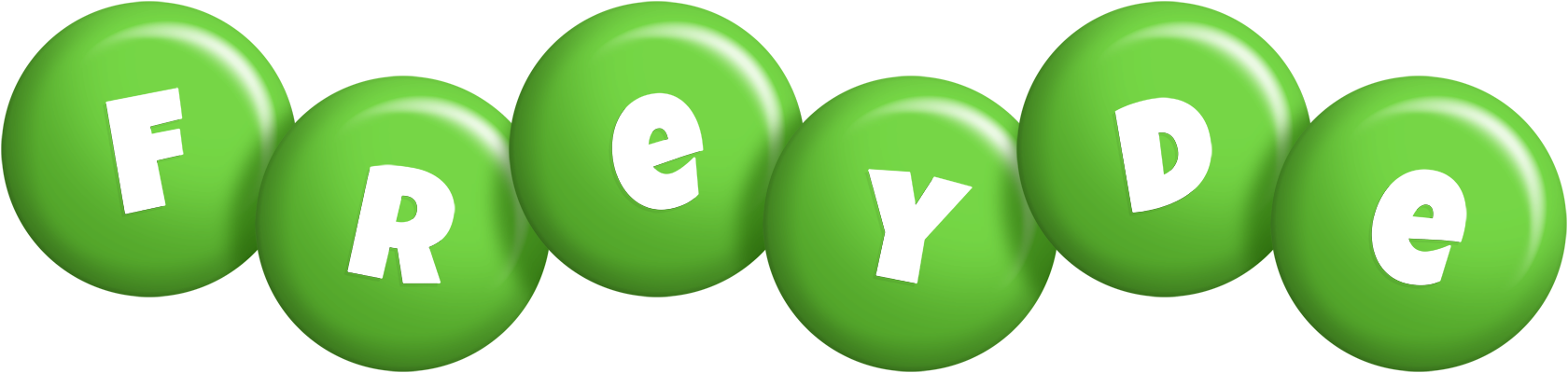 Freyde candy-green logo