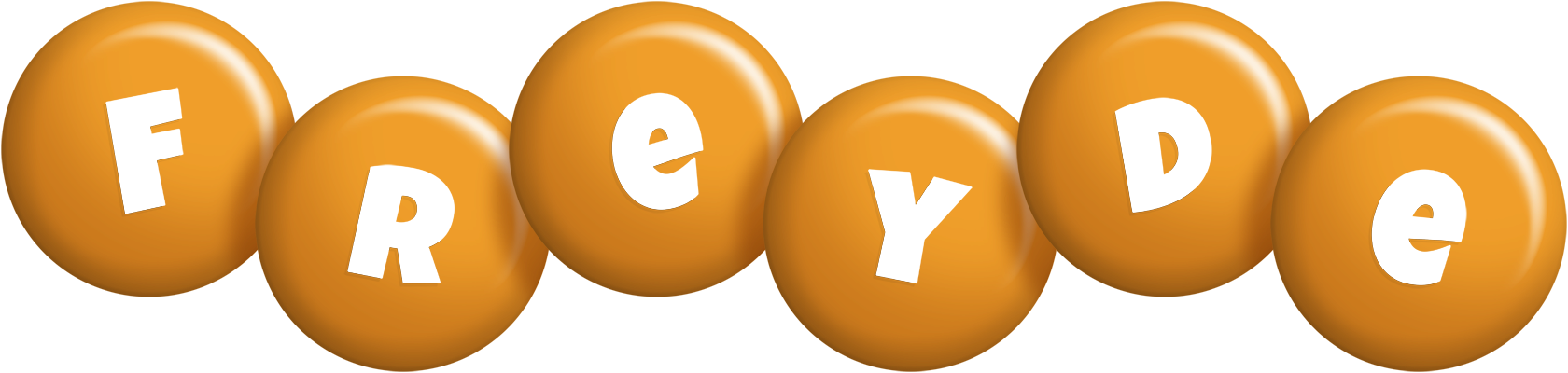 Freyde candy-orange logo