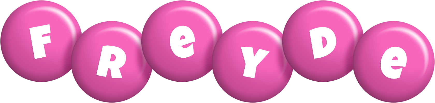 Freyde candy-pink logo