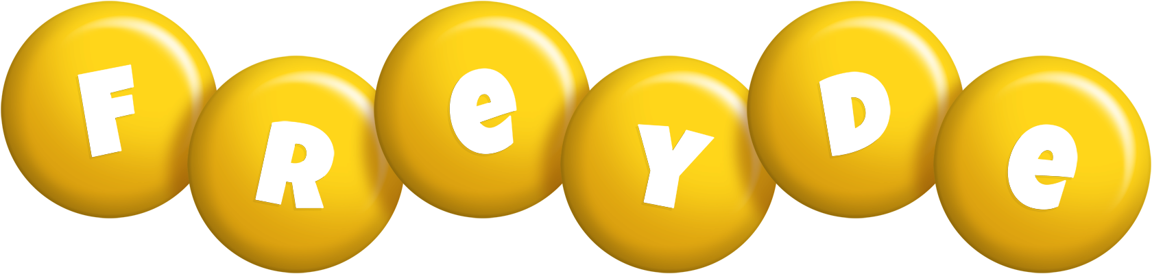 Freyde candy-yellow logo