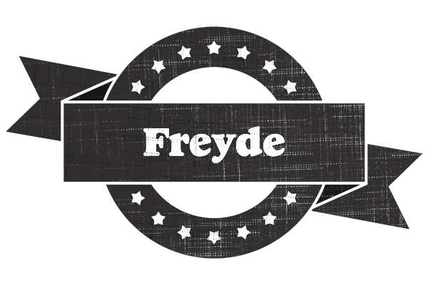 Freyde grunge logo