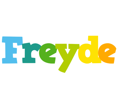 Freyde rainbows logo