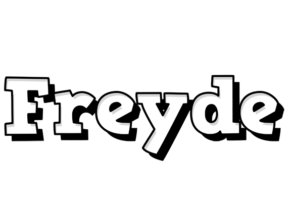Freyde snowing logo