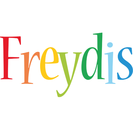 Freydis birthday logo