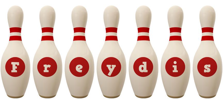 Freydis bowling-pin logo