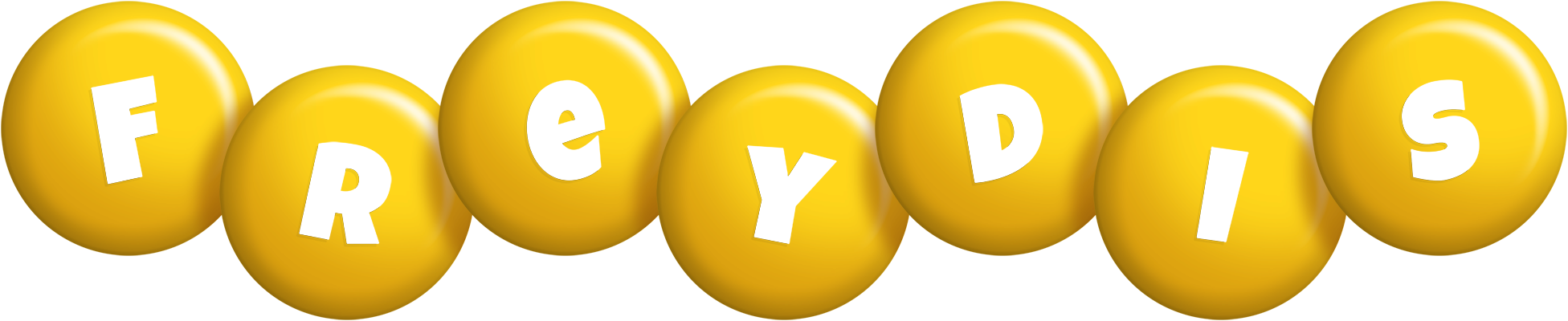 Freydis candy-yellow logo