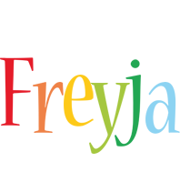 Freyja birthday logo