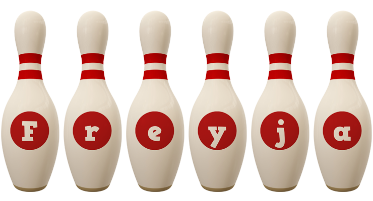 Freyja bowling-pin logo