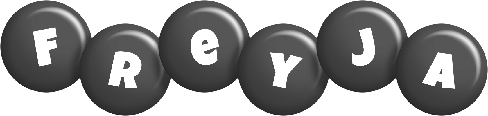 Freyja candy-black logo