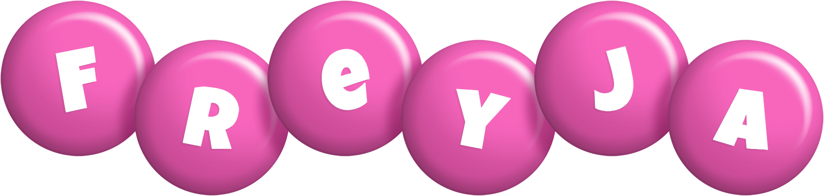 Freyja candy-pink logo