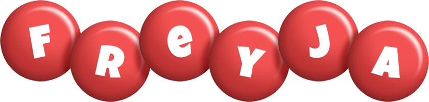 Freyja candy-red logo