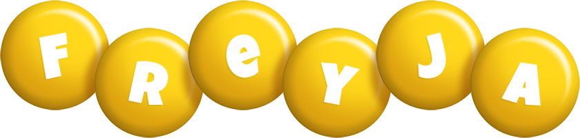 Freyja candy-yellow logo