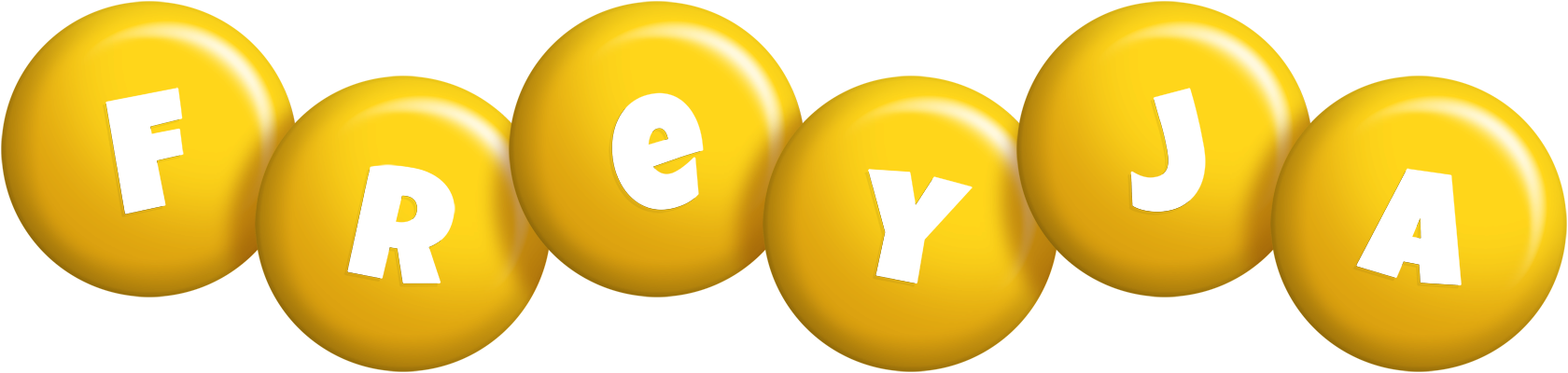 Freyja candy-yellow logo