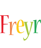 Freyr birthday logo