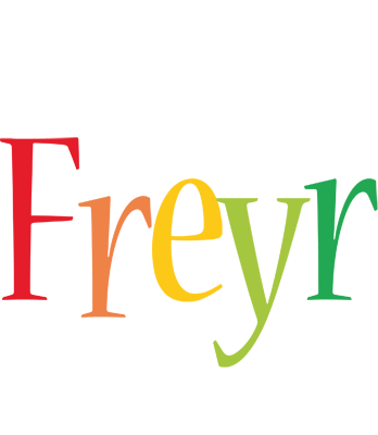 Freyr birthday logo