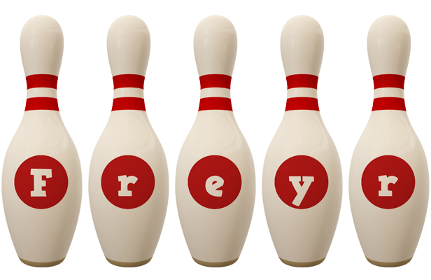 Freyr bowling-pin logo