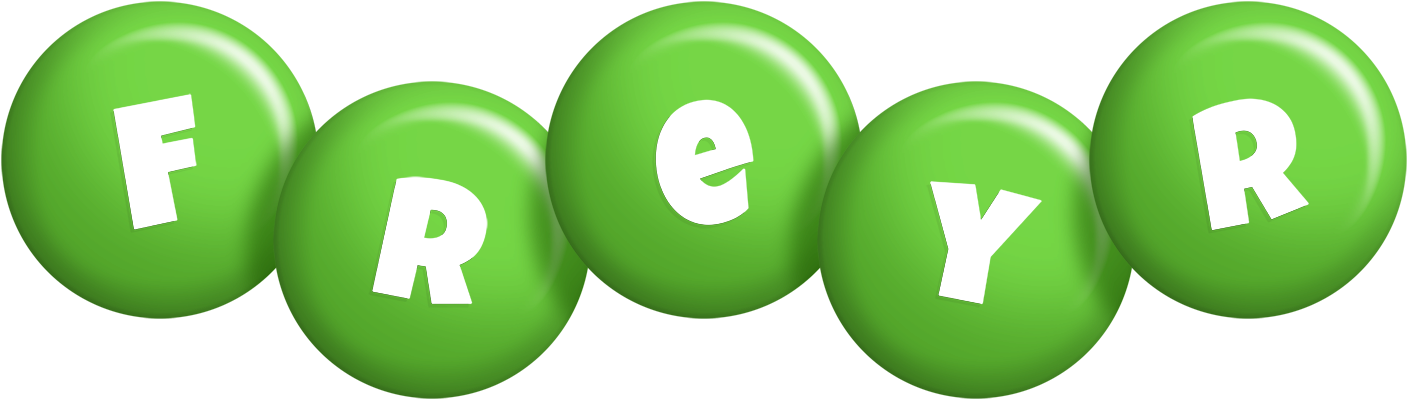 Freyr candy-green logo