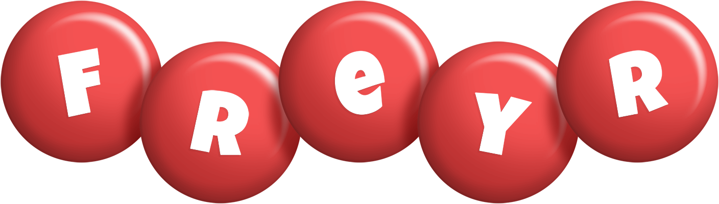 Freyr candy-red logo