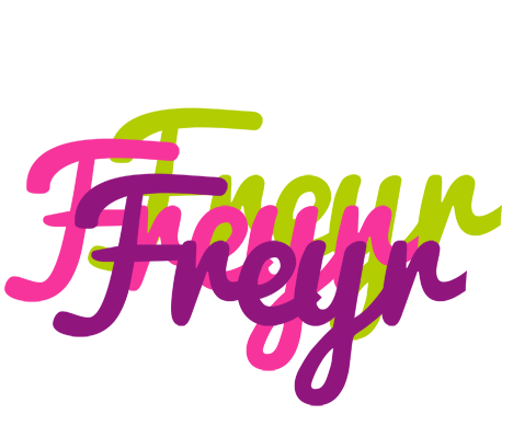 Freyr flowers logo