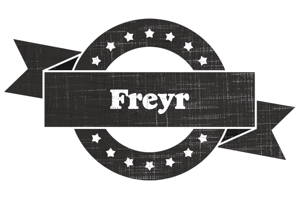 Freyr grunge logo