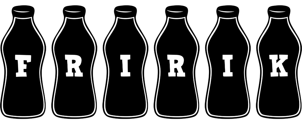 Friðrik bottle logo