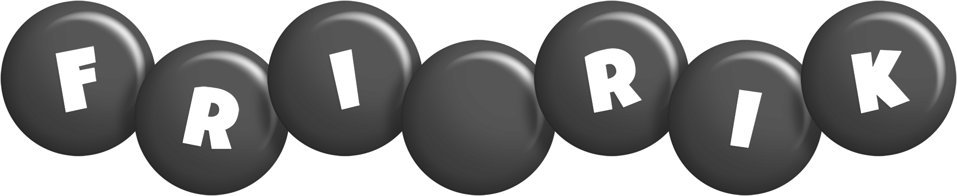 Friðrik candy-black logo