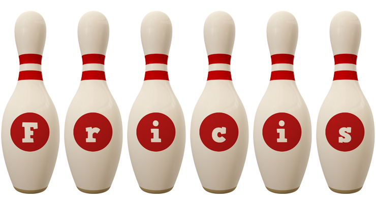 Fricis bowling-pin logo