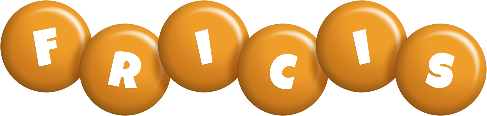 Fricis candy-orange logo