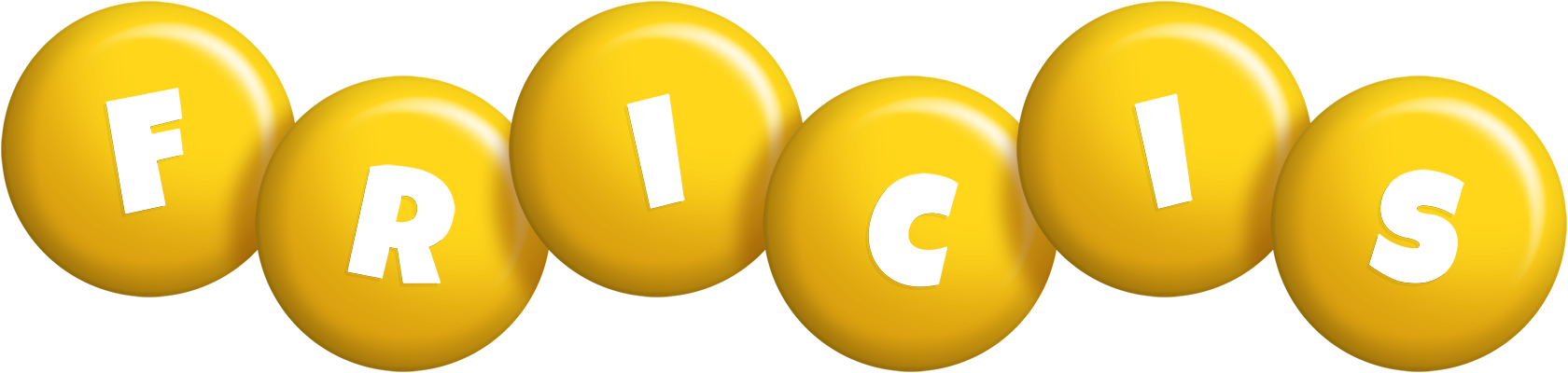 Fricis candy-yellow logo