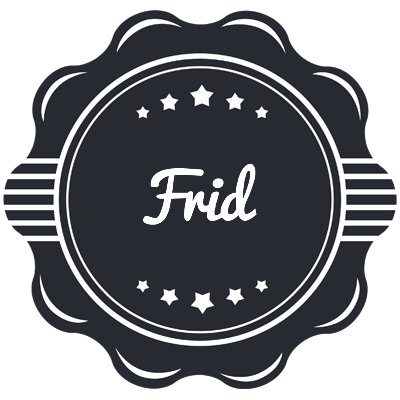 Frid badge logo