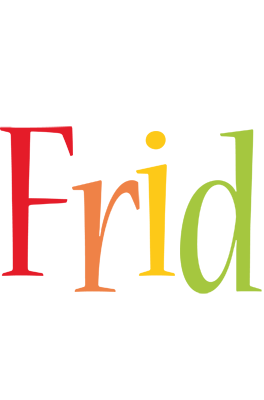 Frid birthday logo