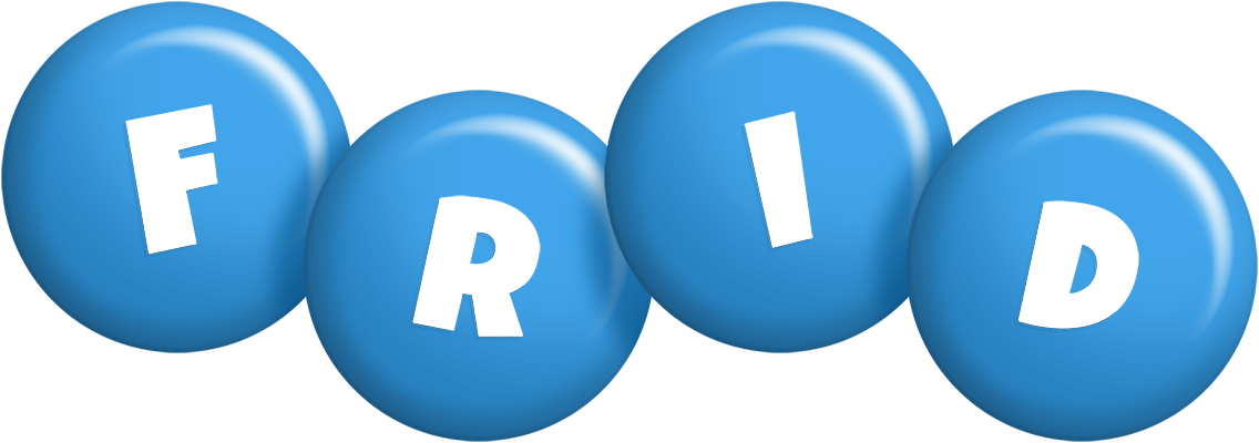 Frid candy-blue logo