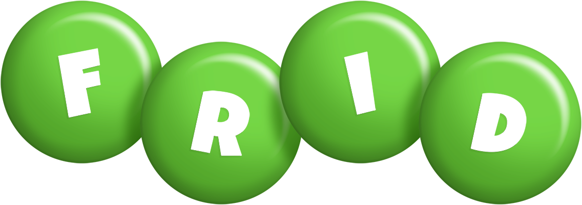 Frid candy-green logo