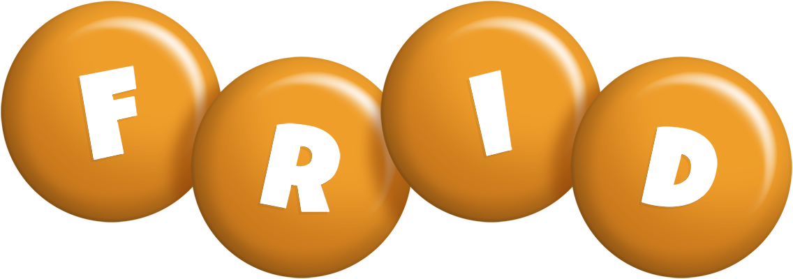 Frid candy-orange logo