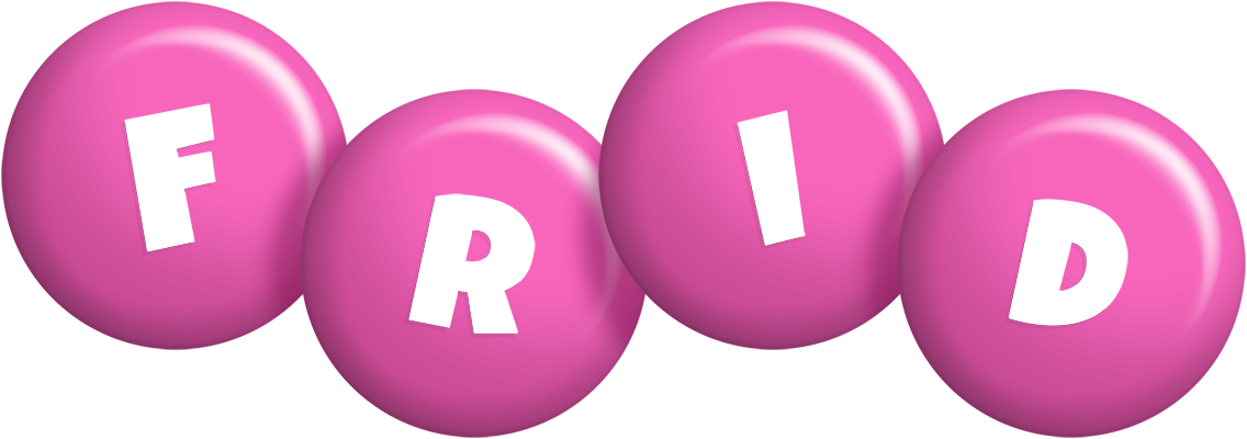 Frid candy-pink logo
