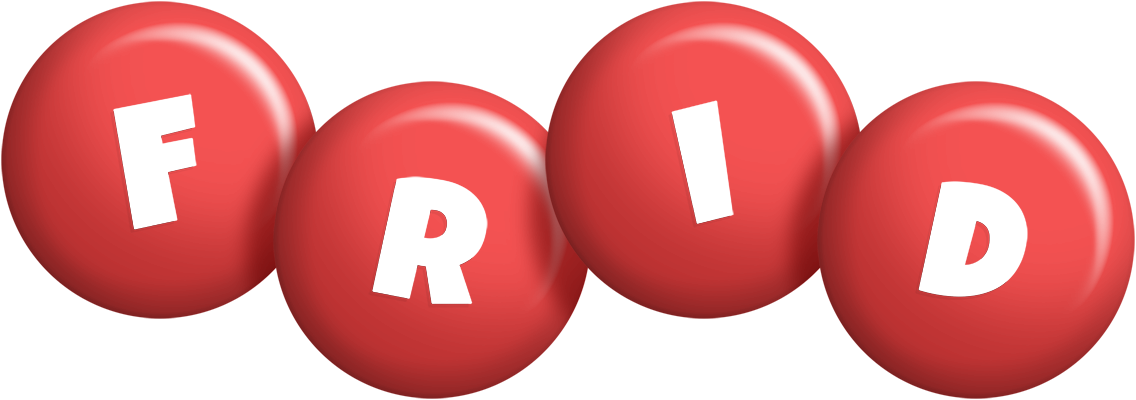 Frid candy-red logo